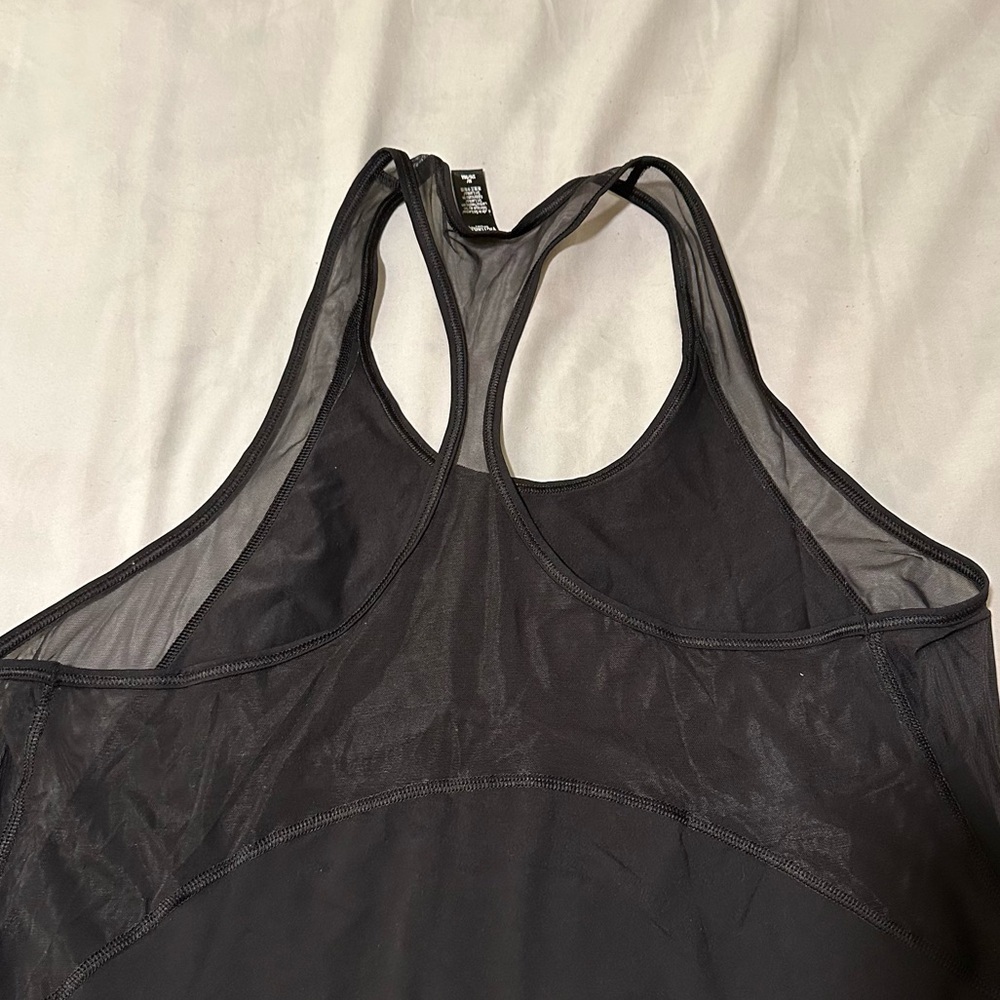 Victoria’s Secret Sports Womens Mesh Tank Top Sleeveless Black Size Medium - Picture 7 of 10